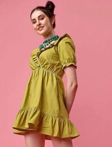 Robe longue indienne en coton imprimé fleuri fait à la main tenue de fête de femme élégante taille naturelle tissée vente de cadeau de mariée personnalisée - Product Image 5