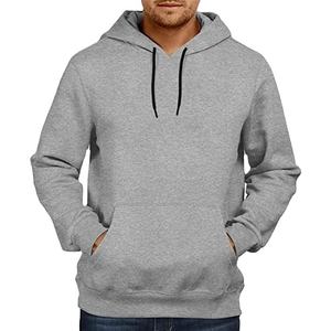Sweat à capuche en molleton 100% coton uni pour homme, respirant et à séchage rapide, anti-froissement, hiver 300g, personnalisable, vente chaude - Product Image 5