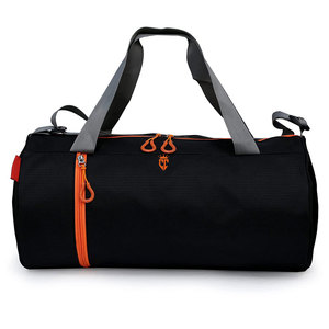 Bolsa de Lona de Entrenamiento de Poliéster Resistente al Agua Medio, 26L, Negro-Gris, Bolsa de Viaje para Gimnasio/Deportes para Hombres y Mujeres - Product Image 1