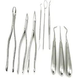 Kit de 28 pinces d'extraction dentaire en acier inoxydable, instruments chirurgicaux manuels - Product Image 1