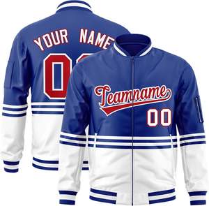 Chaqueta universitaria con logotipo personalizado con cremallera completa transpirable polar OEM proveedor a granel al por mayor disponible - Product Image 1