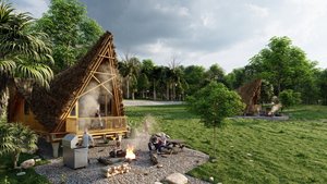 HN01 Bungalow de diseño moderno de alta calidad Invernaderos prefabricados 40HC Edificios prefabricados industriales de Vietnam - Product Image 5