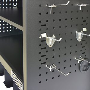 Vente en gros Coffre à outils 76cm Garage automobile Armoire murale métal OEM & ODM Mécanicien Boîte à outils murale Panneau perforé en acier Entrepôt - Product Image 4