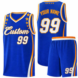 Ensemble de maillot de basket-ball personnalisé sans manches en maille respirante uniforme de sport avec nom et numéro - Product Image 5