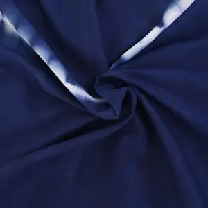 Tie Dye Shibori 100% Pure Cotton Dressmaking Fabric Curtains Designer Sofa Cover Natural Dye Home Textile Fabric