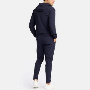 Survêtement léger pour homme, taille plus, réversible, écologique, respirant, séchage rapide, logo personnalisé, sportif, à capuche, fermeture à cordon - Product Image 4