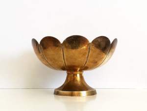 ชุดชามเสิร์ฟสีทอง 3 ใบ เหมาะสำหรับงานอีเว้นท์ งานเลี้ยง ของว่าง สลัด ของหวาน ใช้เสิร์ฟและเป็นของขวัญ นำเข้าจากอินเดีย - Product Image 3