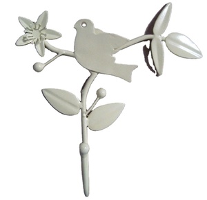 Crochet mural blanc sans cristal Design tendance à la mode nouveau Design tendance personnalisé à la mode Design décoratif mural - Product Image 1