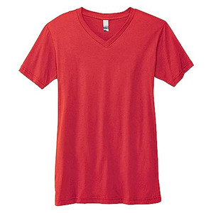 Camiseta de Verano para Hombre, Cuello en V, Corte Ajustado, 100% Algodón, con Logotipo Personalizado - Product Image 1