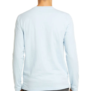 Nueva Llegada, Camisetas de Lujo de Manga Larga de Algodón Doble Mercerizado ODM para Hombre, Camiseta de Algodón - Product Image 3