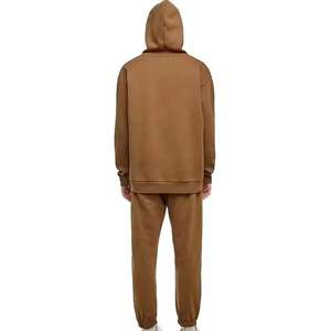 Sweat-shirt à capuche en molleton respirant décontracté de rue pour l'hiver, imprimé sur mesure, pantalon de jogging ample, ensemble de jogging, pull - Product Image 4