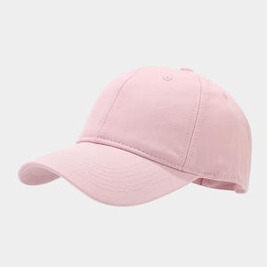 Casquette en coton rose à visière, 38 couleurs, logo brodé à la main, chapeau pare-soleil respirant pour hommes et femmes, style sportif - Product Image 4