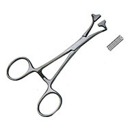 Alta calidad 8,5 Cm/ 3 1/4 \ "Acero inoxidable Backhaus Toalla Fórceps Abrazaderas impulsadas por máquina - Product Image 6