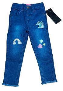 Alta calidad de moda para niñas Primavera Verano nuevos pantalones largos ajustados Jeans para niñas pantalón de mezclilla de Bangladesh - Product Image 2