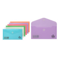 Pastelkleuren 22.5X12.5 Cm Envelop Pp Plastic Dozen