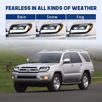 Nouveaux phares de projecteur LED de remplacement LUMA avec feux de jour LED pour Toyota 4Runner Hilux Surf 4ème génération 2006-2009