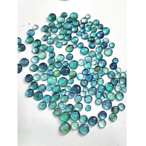 Alta calidad 633 Uds cabujón de piedras preciosas verdes de fluorita Natural 5mm 9mm pera ovalada 1080cts lote todas las ventas de IROC piedras preciosas sueltas US $72 - Product Image 5