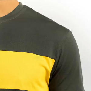 2025เสื้อยืดคอกลมสำหรับผู้ชายทรงโอเวอร์ไซส์ทำจากผ้าฝ้าย100% เสื้อยืดโลโก้แบบปรับแต่งได้ใส่สบาย - Product Image 4
