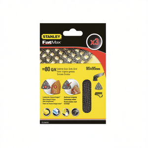 Paquete Múltiple de Hojas de Lija Triangulares de Malla para Lijadoras de Detalle con Velcro Stanley, Herramientas Abrasivas - Product Image 2