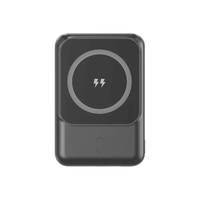 Batterie externe sans fil magnétique ultra-mince à charge rapide 5000 mAh 22,5 W avec affichage LED et port Type-C