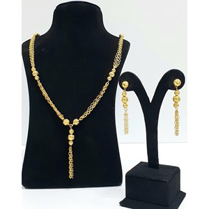 Conjunto de collar de joyería fina chapada en oro de 24KT para mujer La mejor oferta de temporada - Product Image 1