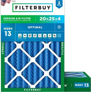 Filtro de Aire Filterbuy 20x25x4 MERV 13 Defensa Contra Humo y Alergias (Paquete de 2) - Product Image 4