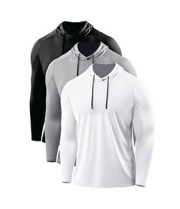 เสื้อฮู้ดแขนยาวสำหรับตกปลา ป้องกันแสงแดด แห้งเร็ว สำหรับออกกำลังกายผู้ชาย CADMUS เสื้อฮู้ดแขนยาวสำหรับออกกำลังกายผู้ชาย แห้งเร็ว - Product Image 1