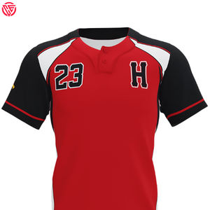 Maillot de softball brodé personnalisé de qualité supérieure, chemise de baseball à col rond pour services de conception rapide OEM - Product Image 6