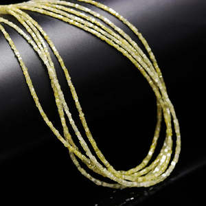 Cubo de Diamante Natural Amarillo de 1.5-2.5 mm para Joyería con Corte Excelente y Bueno - Product Image 3