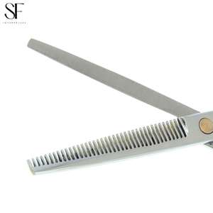 Hair Cutting Scissors <b>Set</b> 6 Inch Hair Thinning Scissors Professional <b>Barber</b> Sharp Household Hairdressing Thinning Scissors - Product Image 5