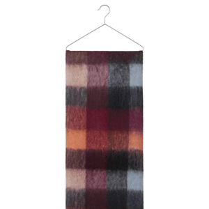 Cozy <b>Women</b> Multicolor Plaid <b>Scarf</b> Soft Brushed Wool-Blend Checked Shawl with Fringe <b>Winter</b> Wrinkle-Resistant Warm Lightweight - Product Image 1