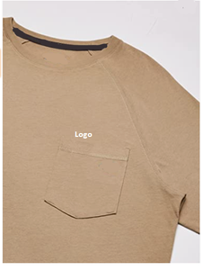 Camisetas de manga corta para hombre, ropa de refrigeración de rendimiento, 100% poliéster, con protección ultravioleta lavado a máquina, importado - Product Image 2