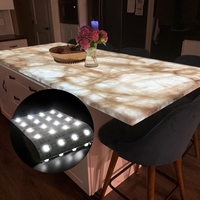 Feuille LED flexible de qualité supérieure pour publicité, panneau Onyx mince rétroéclairé, feuille lumineuse LED flexible pour surfaces en pierre