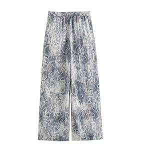 Pantalon décontracté en velours à dentelle pour femme, nouvelle tendance vintage, pantalon à sublimation - Product Image 2