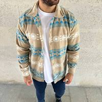 Chemise-veste à carreaux pour homme, légère et décontractée, avec poches, idéale pour l'automne et les superpositions – Vente en gros