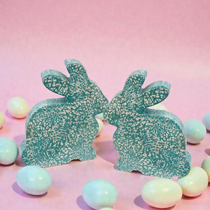 Handmade Natural Mother of Pearl Easter Bunny Figurine Elegant Decorative Luxury Home Table Ornament from Vietnam - Product Image 1