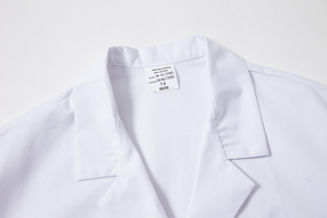 เสื้อโค้ทผ้าฝ้าย100% สำหรับห้องปฏิบัติการเสื้อโค้ทสำหรับพยาบาลสีขาวสำหรับแพทย์งานปักโลโก้ได้ตามต้องการ - Product Image 5