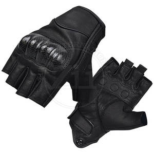 Guantes de carreras personalizables OEM, guantes de moto sin dedos deportivos de cuero duradero de alta calidad, impermeables con los tuyos propios - Product Image 1