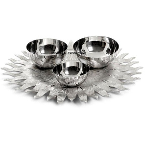 Metal Fancy Chocolate Bowl Creative Design Handmade <b>Sweet</b> Bowl Customized Size Luxury New Fancy Chocolate Bowl - Product Image 2