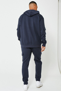 Ensemble de jogging personnalisé 2 pièces Survêtement pour hommes Ensemble de sweatshirts à capuche et de sweatshirts de haute qualité pour hommes au design haut de gamme - Product Image 5