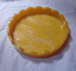 High Quality Resin Bathroom Vanity <b>Tray</b> Waterproof <b>Perfume</b> Decorative Jewelry Dresser Polished Round Shaped <b>Trays</b> for Home Decor - Product Image 2