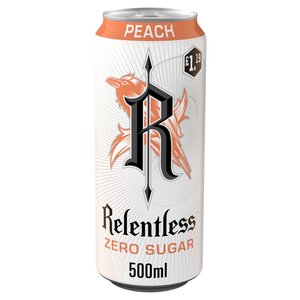 Bebida Energética Relentless Cherry de Primera Calidad a Precio de Mayoreo, Lata de 500 ml, Sabor Rojo, con Cafeína - Product Image 4