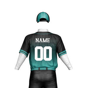 Nuevo diseño transpirable uniforme de béisbol al por mayor de alta calidad uniforme de béisbol sublimación traje de béisbol - Product Image 1