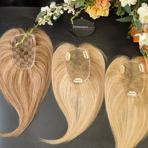 Venta caliente 2025 Topper atado a mano 100% cabello humano crudo cutícula completa alta calidad virgen recto Yaki precio al por mayor - Product Image 1