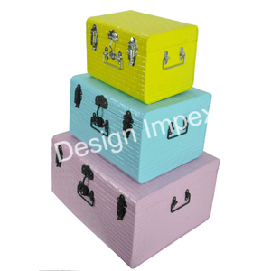 Gran caja de almacenamiento para maletero, caja de Metal de almacenamiento múltiple personalizada para acampar y viajar, precio al por mayor, caja de maletero con acento, decoración del hogar - Product Image 6