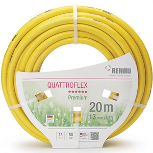 สายยางรดน้ำและรอกเก็บสายยาง REHAU Quattroflex สายยางรดน้ำ ยาว 25 ม. เส้นผ่านศูนย์กลางภายใน 25 มม. เส้นผ่านศูนย์กลางภายนอก 31 มม. แพ็ค 2 ชิ้น - Product Image 3
