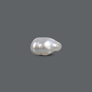 Perles d'eau douce naturelles Basra Pearl 5,46 carats, blanches/dorées, 7-8 mm, pour la fabrication de bijoux - Product Image 2