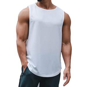 Elégant décontracté formal100 % polyester personnalisé uni poids lourd logo col en O haut vierge surdimensionné accepter tissu et couleur personnalisés - Product Image 2