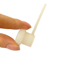 Embouts de pailles jetables en silicone avec couvercle anti-poussière et accessoires de protection multicolores écologiques