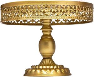 ขาตั้งเค้กโลหะทันสมัยสำหรับการนำเสนอเค้กและของหวาน  งานเคลือบเงาทนทานสำหรับงานแต่งงานและโอกาสพิเศษ - Product Image 3